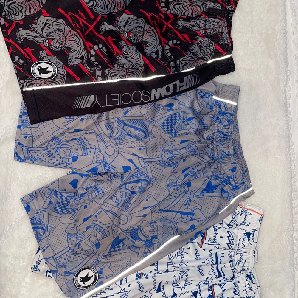 Boys Flow Society LAX shorts bundle